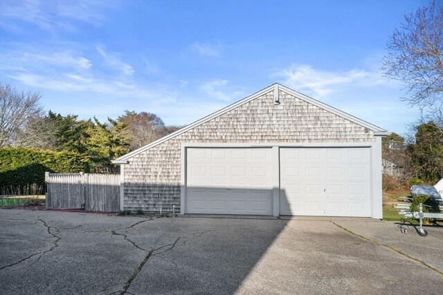 30 Captain Nickerson Ln, Dennis, MA 02660 - detached garage with fence