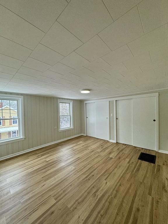 interior space with light wood-type flooring