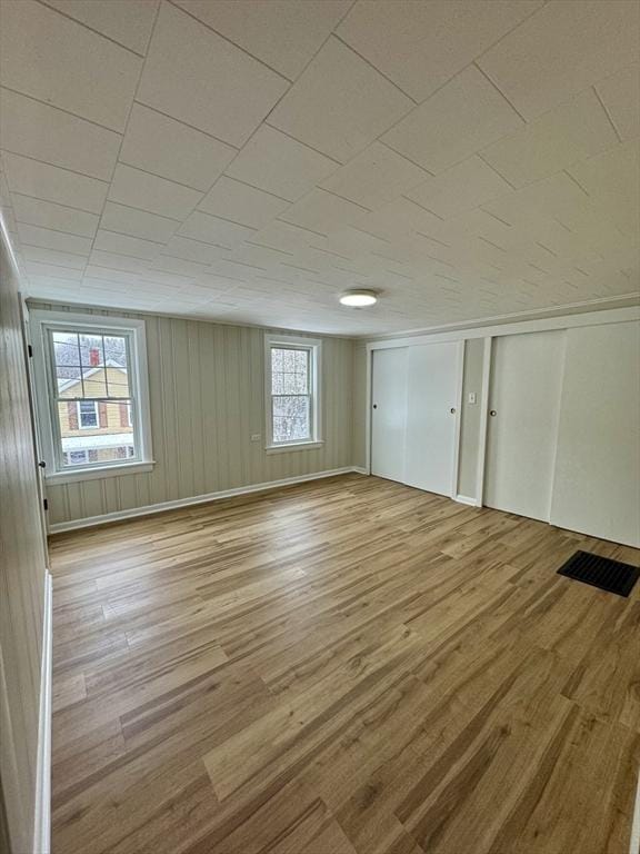 interior space with light wood-type flooring