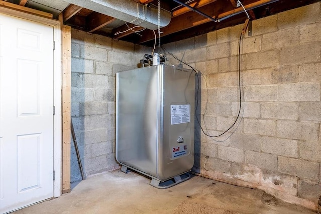 view of utility room