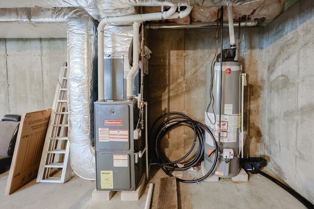utilities with gas water heater