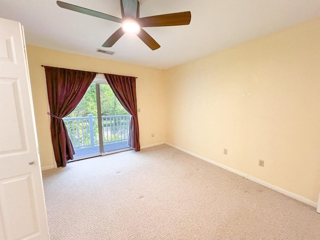 23 Hobart Ln Unit 23, Rockland, MA 02370 - unfurnished room featuring a ceiling fan, light carpet, and baseboards