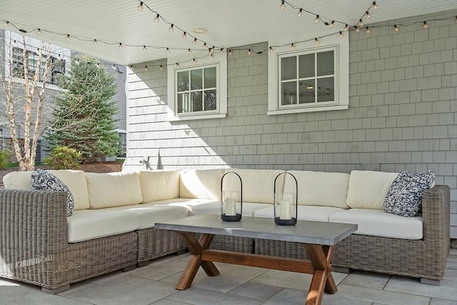 view of patio / terrace featuring outdoor lounge area
