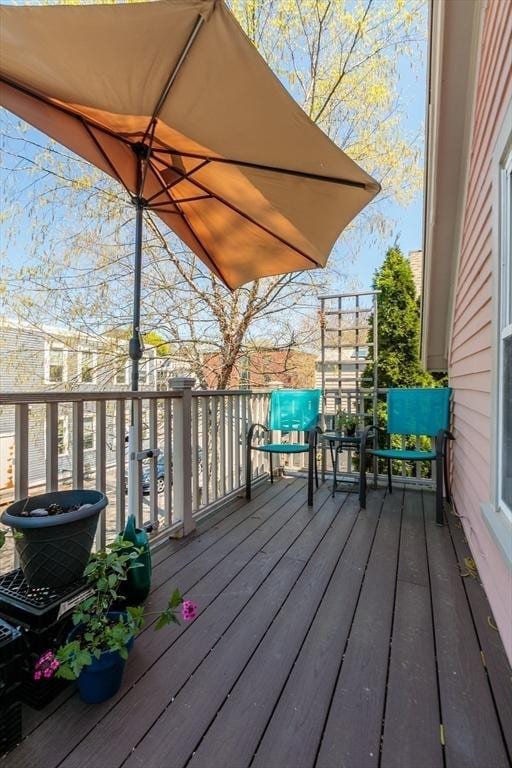 view of deck