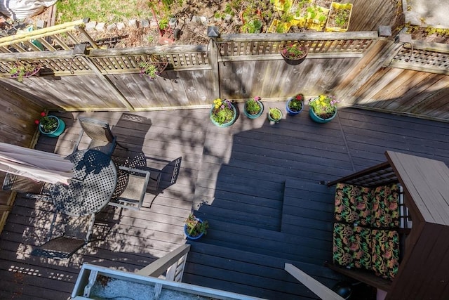 view of deck