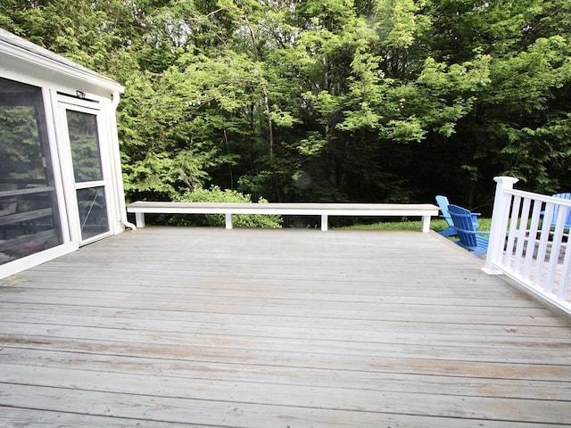 14 Oak Cir, Princeton, MA 01541 - deck featuring a view of trees