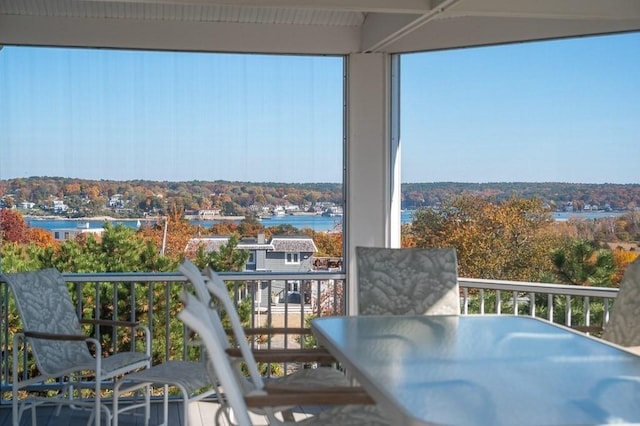 3 Longview Ter, Gloucester, MA 01930 - balcony featuring outdoor dining area and a water view