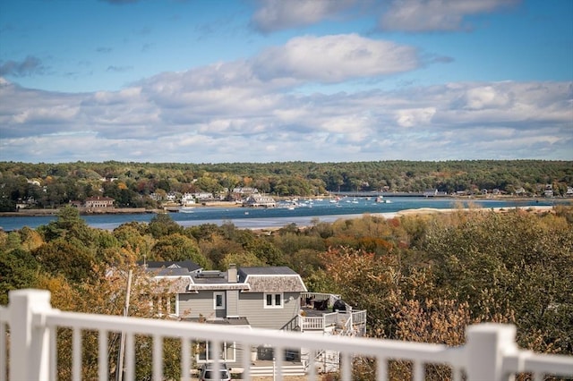 3 Longview Ter, Gloucester, MA 01930 - water view featuring a heavily wooded area