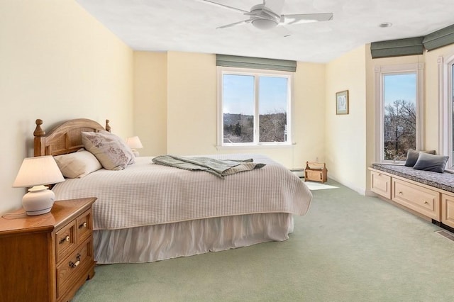 3 Longview Ter, Gloucester, MA 01930 - bedroom with light carpet and ceiling fan