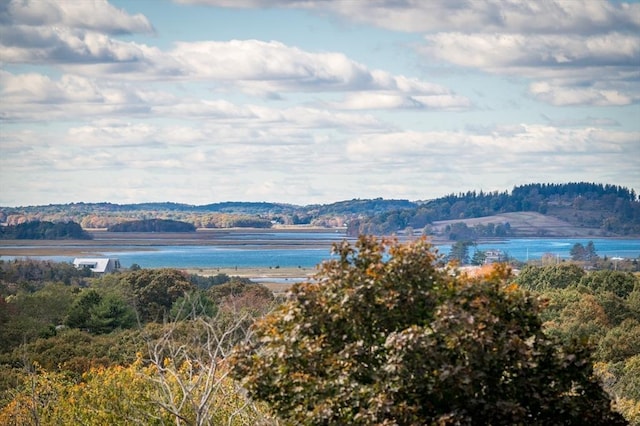 3 Longview Ter, Gloucester, MA 01930 - view of mountain backdrop with a nearby body of water and a heavily wooded area
