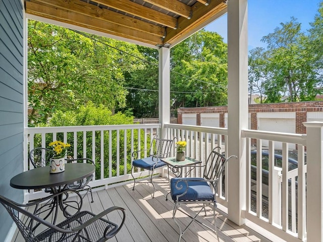 9 Sedgwick St Unit 1, Boston, MA 02130 - view of wooden terrace