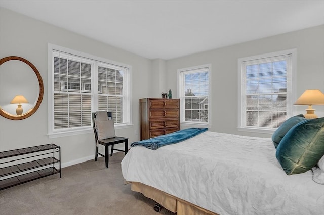 bedroom featuring carpet flooring