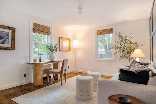 16 Hart Pl, Woburn, MA 01801 - living room featuring healthy amount of natural light and wood finished floors