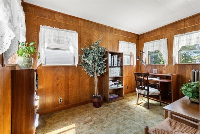 33 Lowell Ave, Watertown, MA 02472 - dining space featuring wooden walls