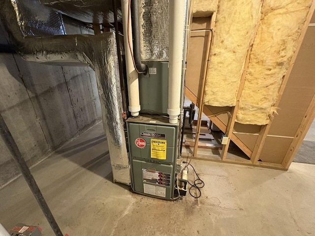 view of utility room