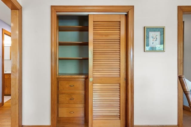 view of closet