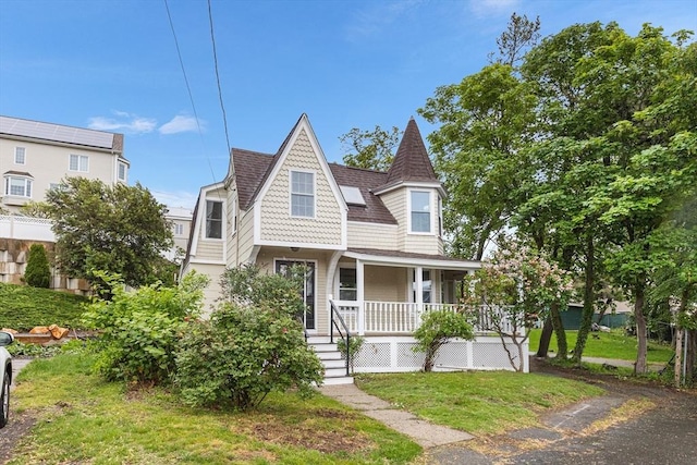 136 Locust Way, Winthrop, MA 02152 - victorian home featuring covered porch