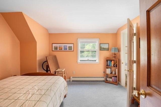 2 Dewey St, Amesbury, MA 01913 - bedroom featuring a baseboard radiator and carpet floors