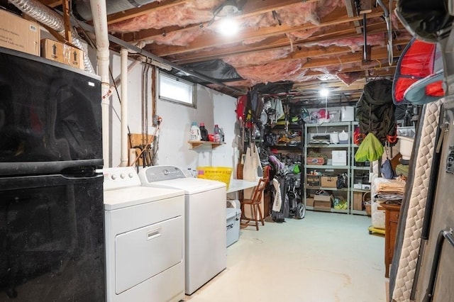 2 Dewey St, Amesbury, MA 01913 - basement featuring washing machine and dryer