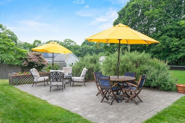 2 Dewey St, Amesbury, MA 01913 - view of patio / terrace with outdoor dining area