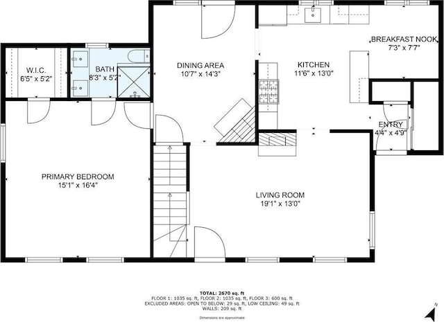 2 Dewey St, Amesbury, MA 01913 - view of home floor plan
