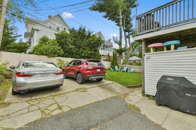 28 Fletcher St Unit 1, Boston, MA 02131 - view of car parking