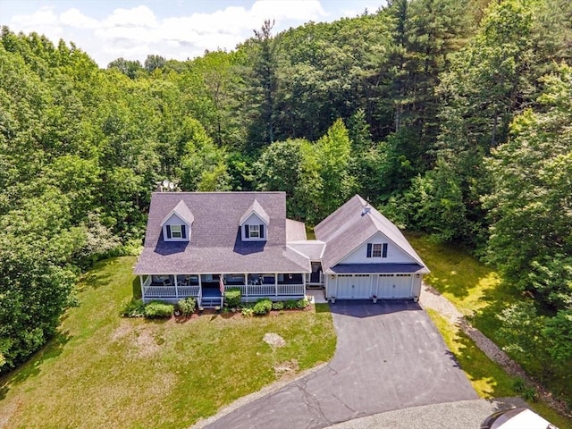 19 Orange Rd, Northfield, MA 01360 - aerial view of property and surrounding area with a forest
