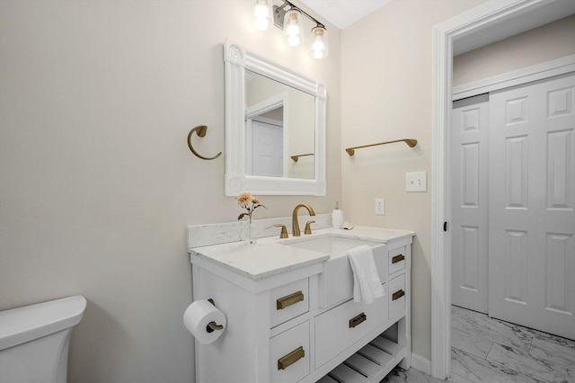 14 Nourse St, Westborough, MA 01581 - bathroom with marble look tiles and vanity