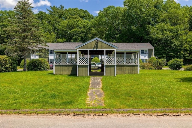 837 Partridgeville Rd Unit 2B, Athol, MA 01331 - view of front of home featuring a front yard and a carport
