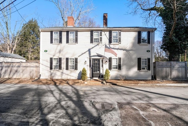 view of colonial inspired home