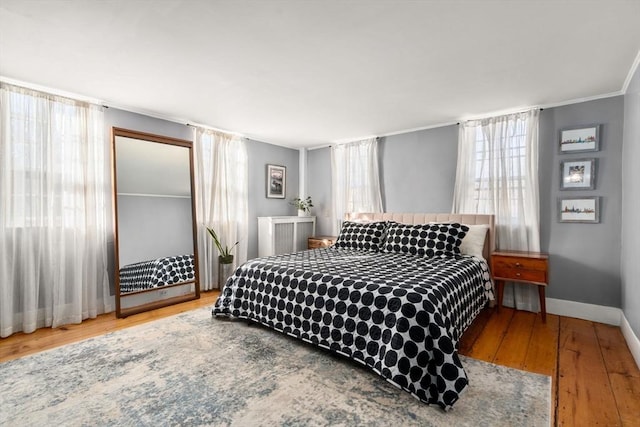 bedroom featuring hardwood / wood-style floors