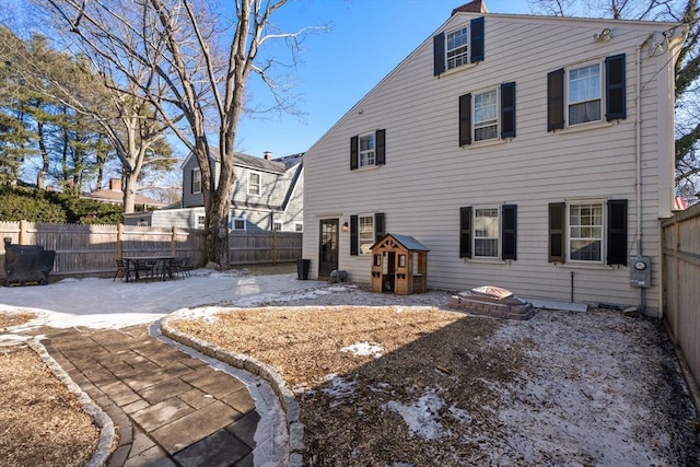 back of house featuring a patio area