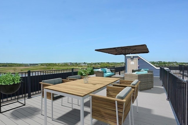 60 Newbury St Unit 10, Quincy, MA 02171 - wooden deck featuring an outdoor hangout area