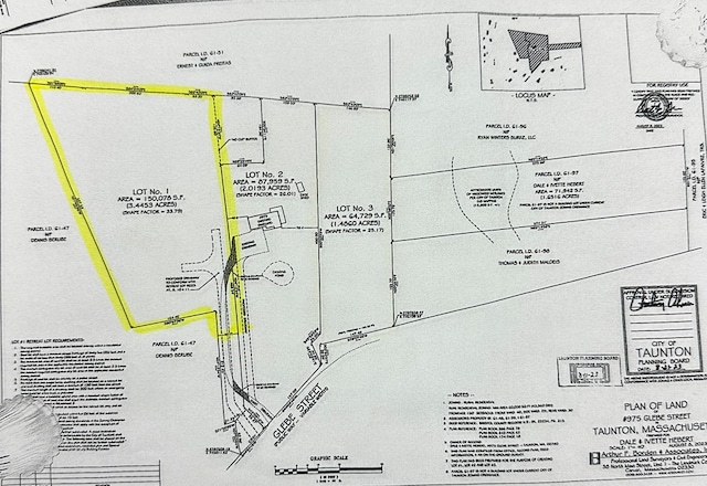 LOT1 Glebe St, Taunton MA, 02780 land for sale