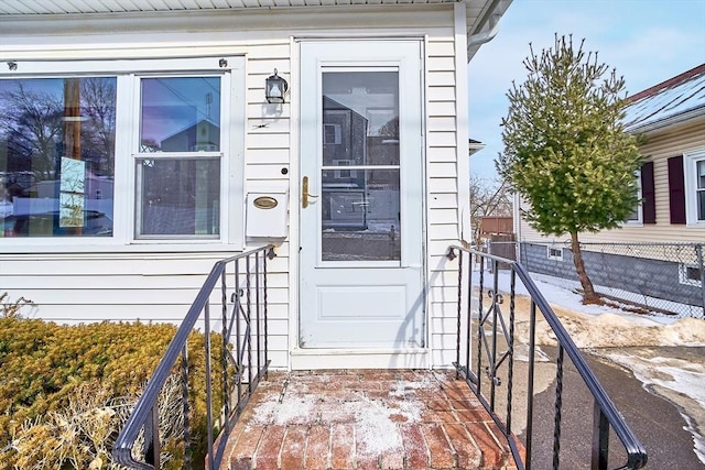 view of entrance to property