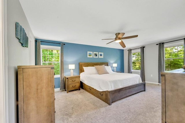 3 White Tail Dr, Tyngsborough, MA 01879 - bedroom featuring carpet flooring, baseboards, and a ceiling fan