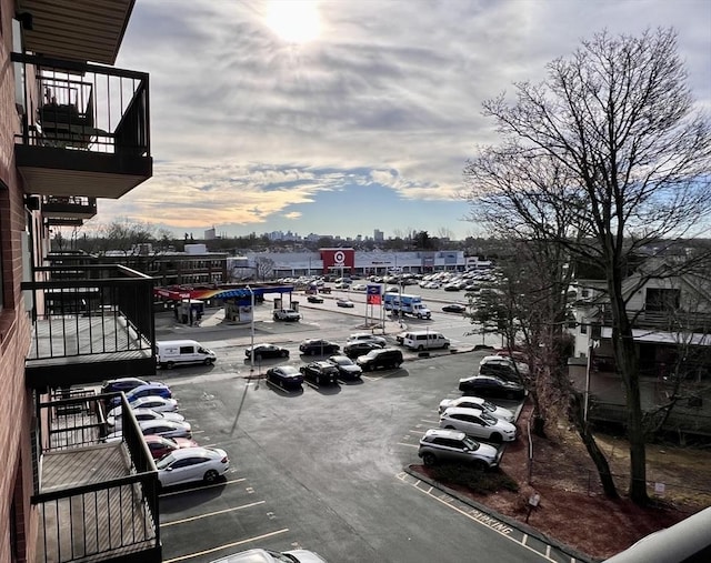 view of vehicle parking