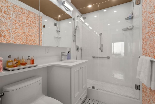 85 E India Row Unit 18B, Boston, MA 02110 - full bathroom with a shower stall and vanity