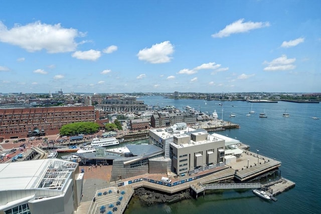 85 E India Row Unit 18B, Boston, MA 02110 - view of urban area featuring a nearby body of water