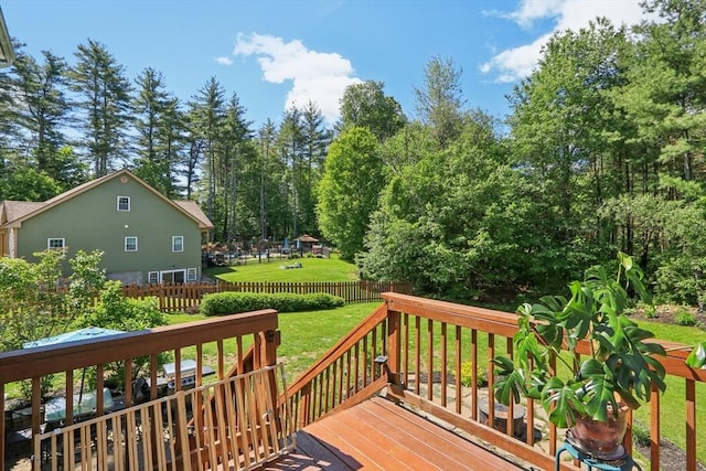 3 Trophy Ave, Townsend, MA 01469 - view of wooden deck