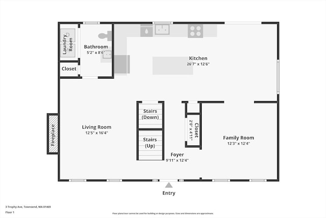 3 Trophy Ave, Townsend, MA 01469 - property floor plan