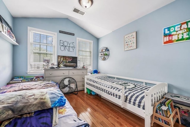 40 Winchester Ln Unit 10, Fall River, MA 02721 - bedroom featuring wood finished floors and lofted ceiling