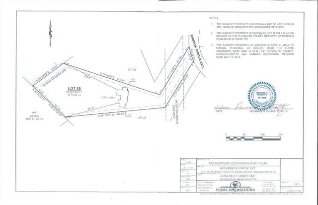 survey map / technical document