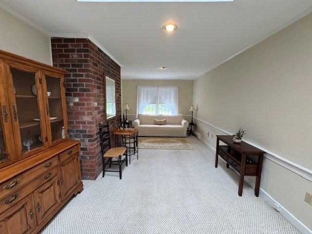 18 Lily Pond Dr, Yarmouth, MA 02664 - living room featuring light colored carpet