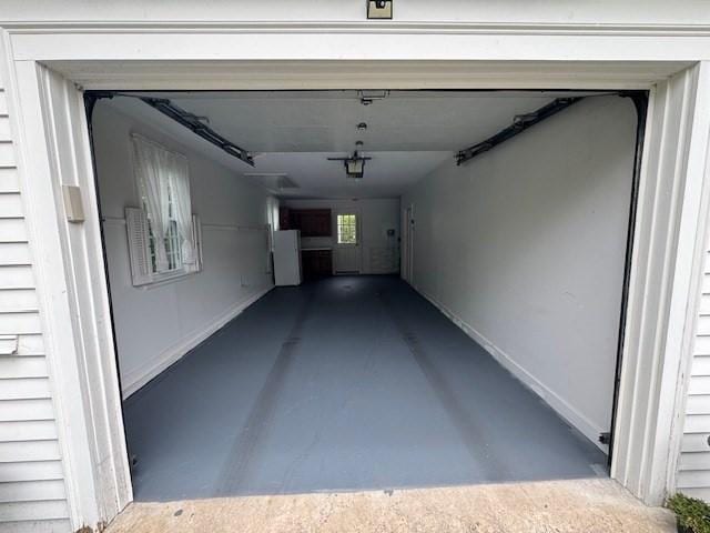 18 Lily Pond Dr, Yarmouth, MA 02664 - garage with baseboards