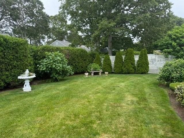 18 Lily Pond Dr, Yarmouth, MA 02664 - view of yard