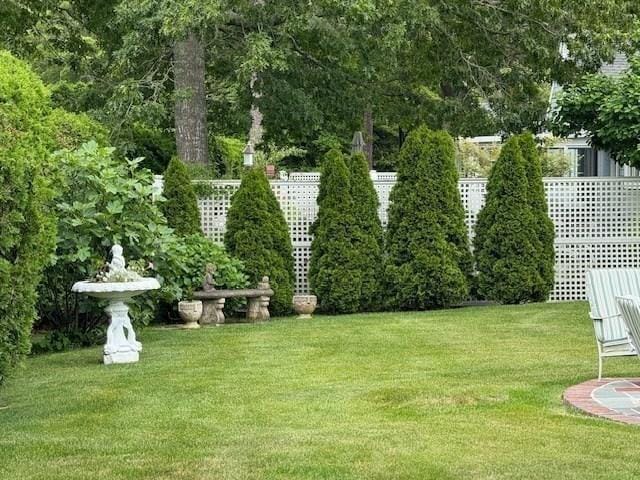 18 Lily Pond Dr, Yarmouth, MA 02664 - view of yard