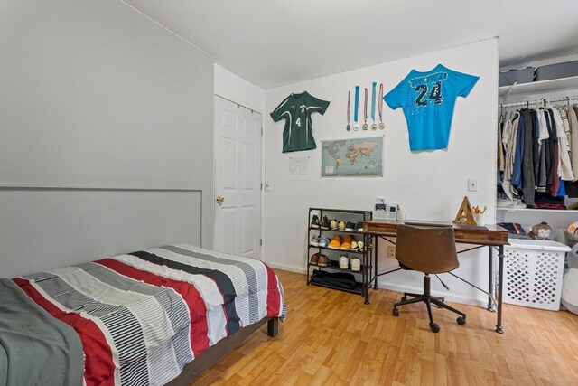 224 Church, Pembroke, NH 03275 - bedroom featuring wood finished floors and a closet