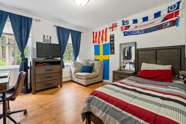 224 Church, Pembroke, NH 03275 - bedroom featuring wood finished floors and baseboard heating