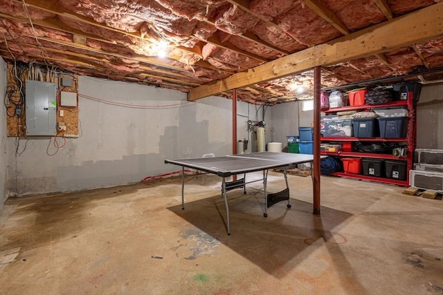 224 Church, Pembroke, NH 03275 - unfinished basement with electric panel